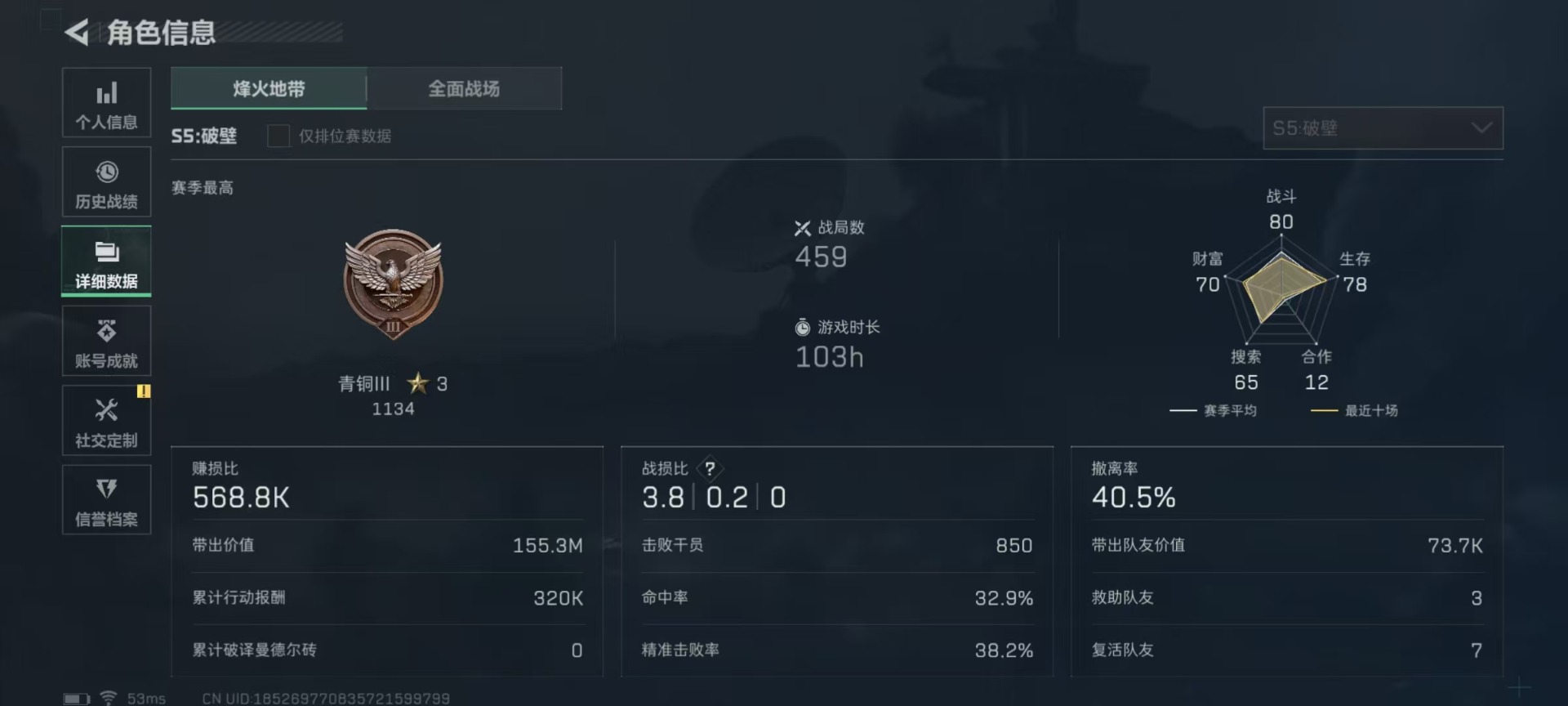 SJZQM333929三角洲行动账号详情图16