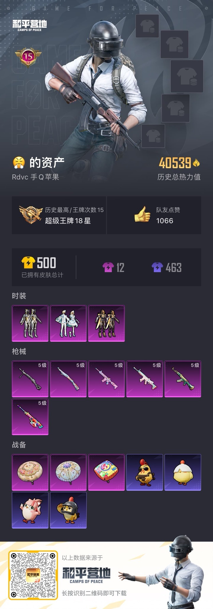 HPQM3339737和平精英账号详情图8