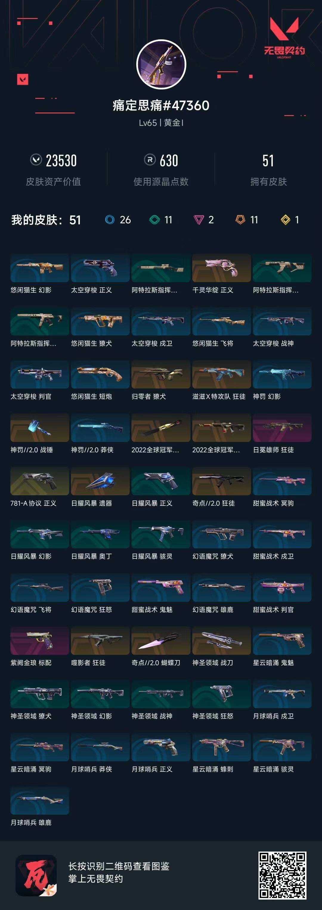 WWQQM315195无畏契约账号详情图6
