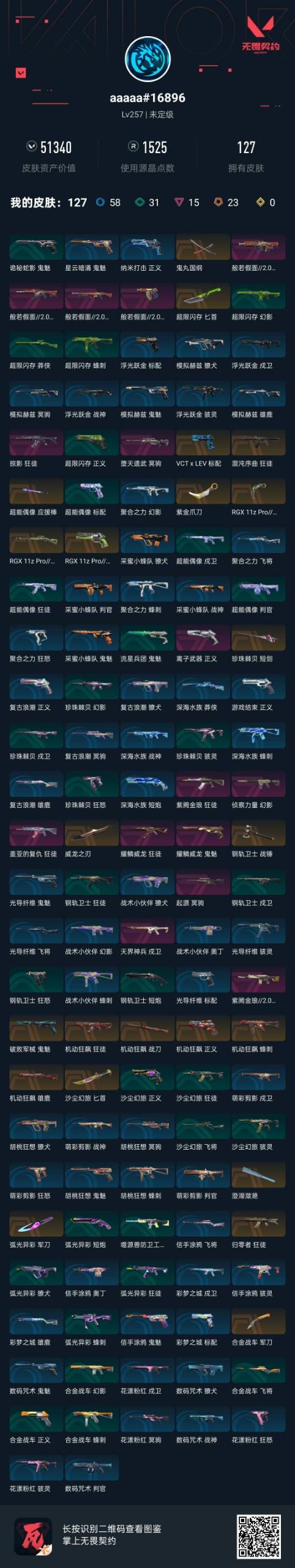 WWQQM315220无畏契约账号详情图3