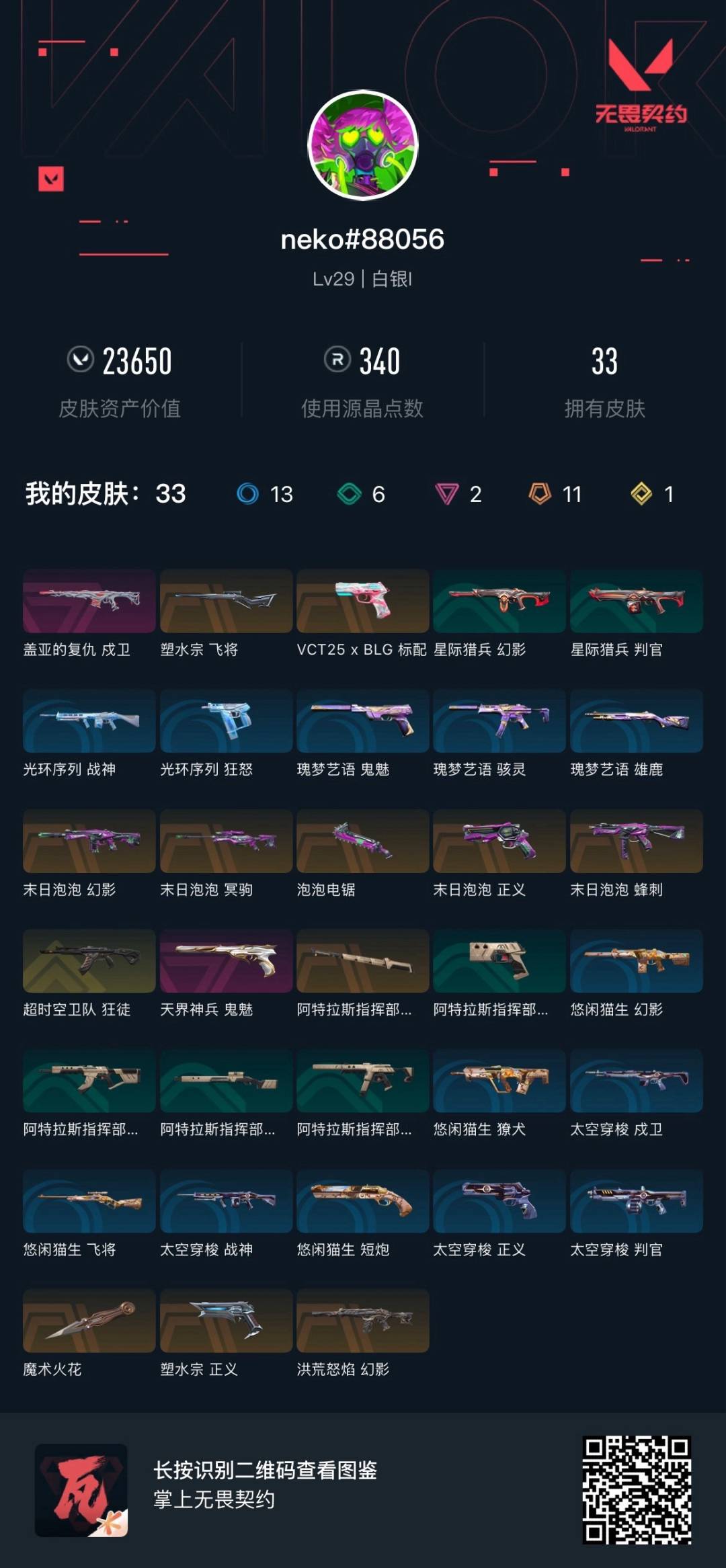 WWQQM315233无畏契约账号详情图3