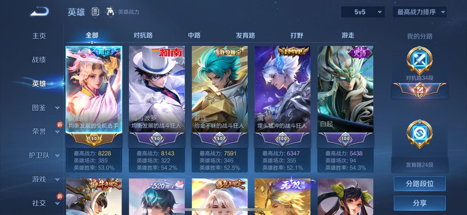 WZQM3297974王者荣耀账号详情图4