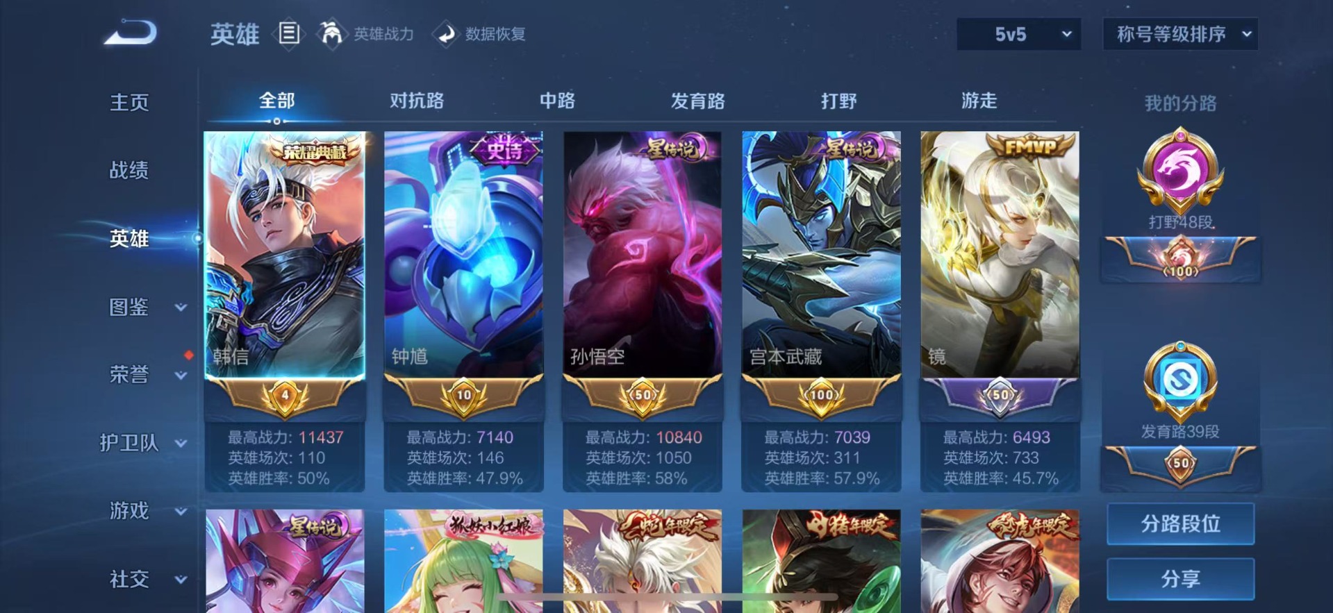 WZQM3298031王者荣耀账号详情图3