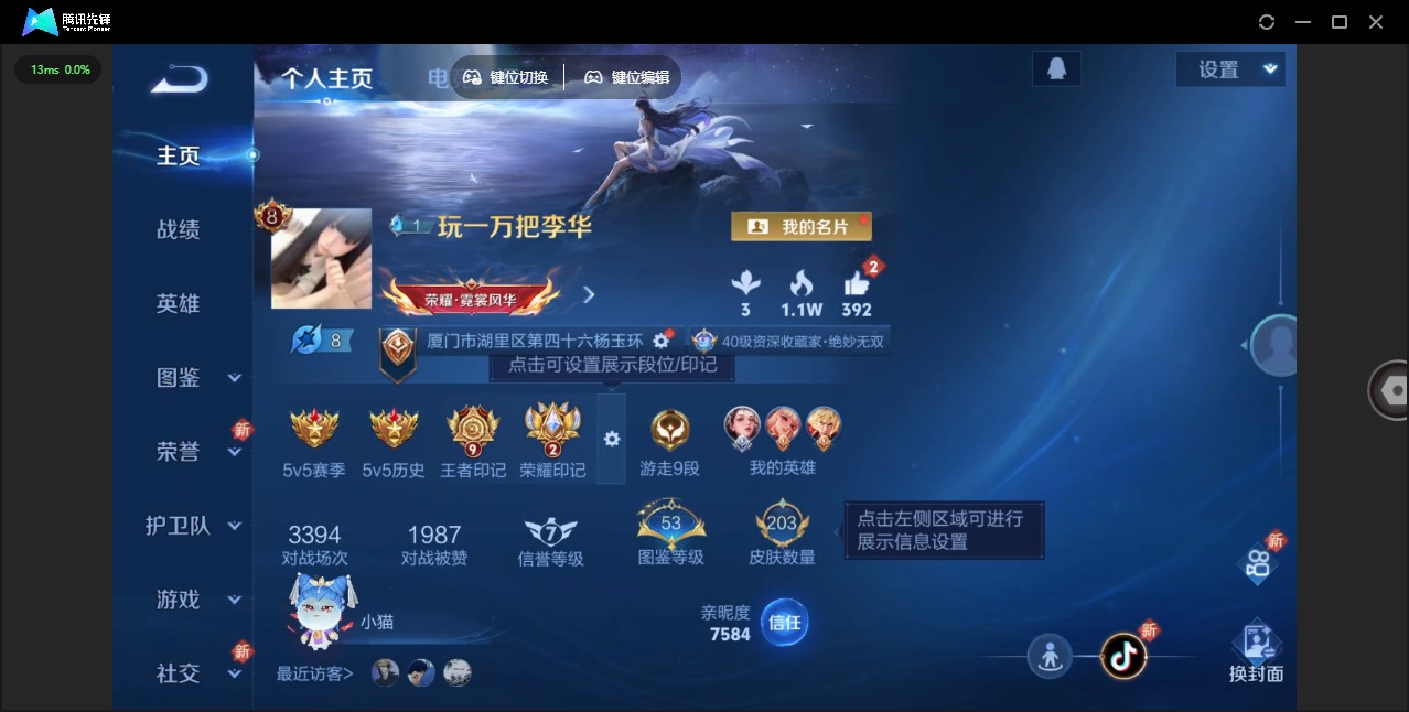 WZQM3298147王者荣耀账号详情图6 WZQM3298147王者荣耀账号详情图6