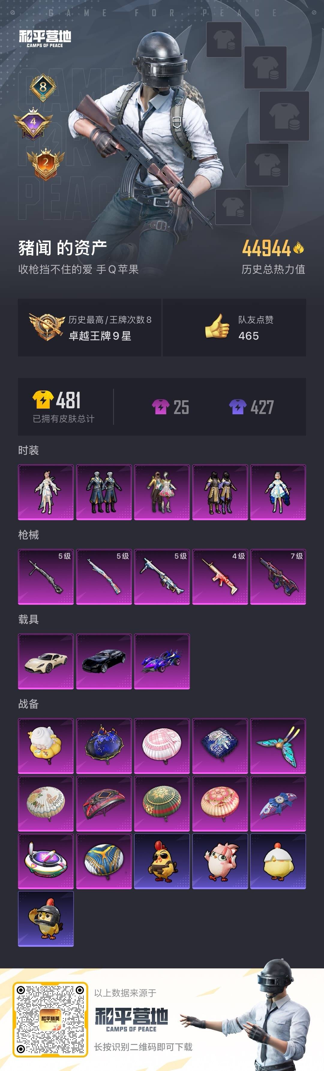 HPQM476233和平精英账号详情图20