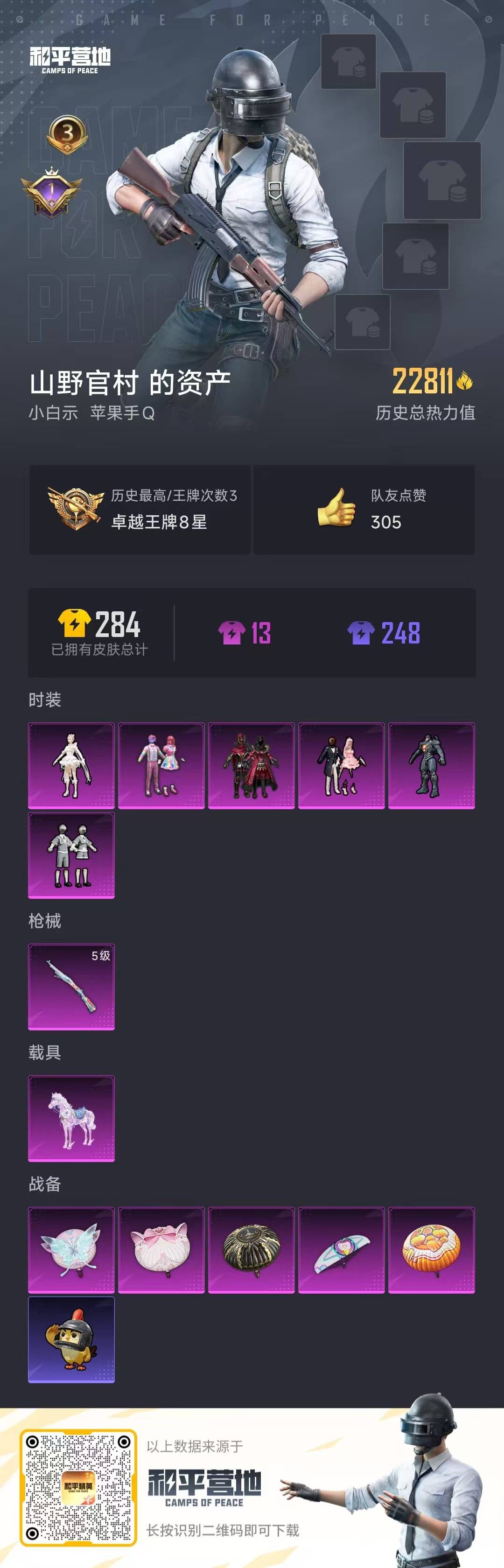 HPQM476318和平精英账号详情图3