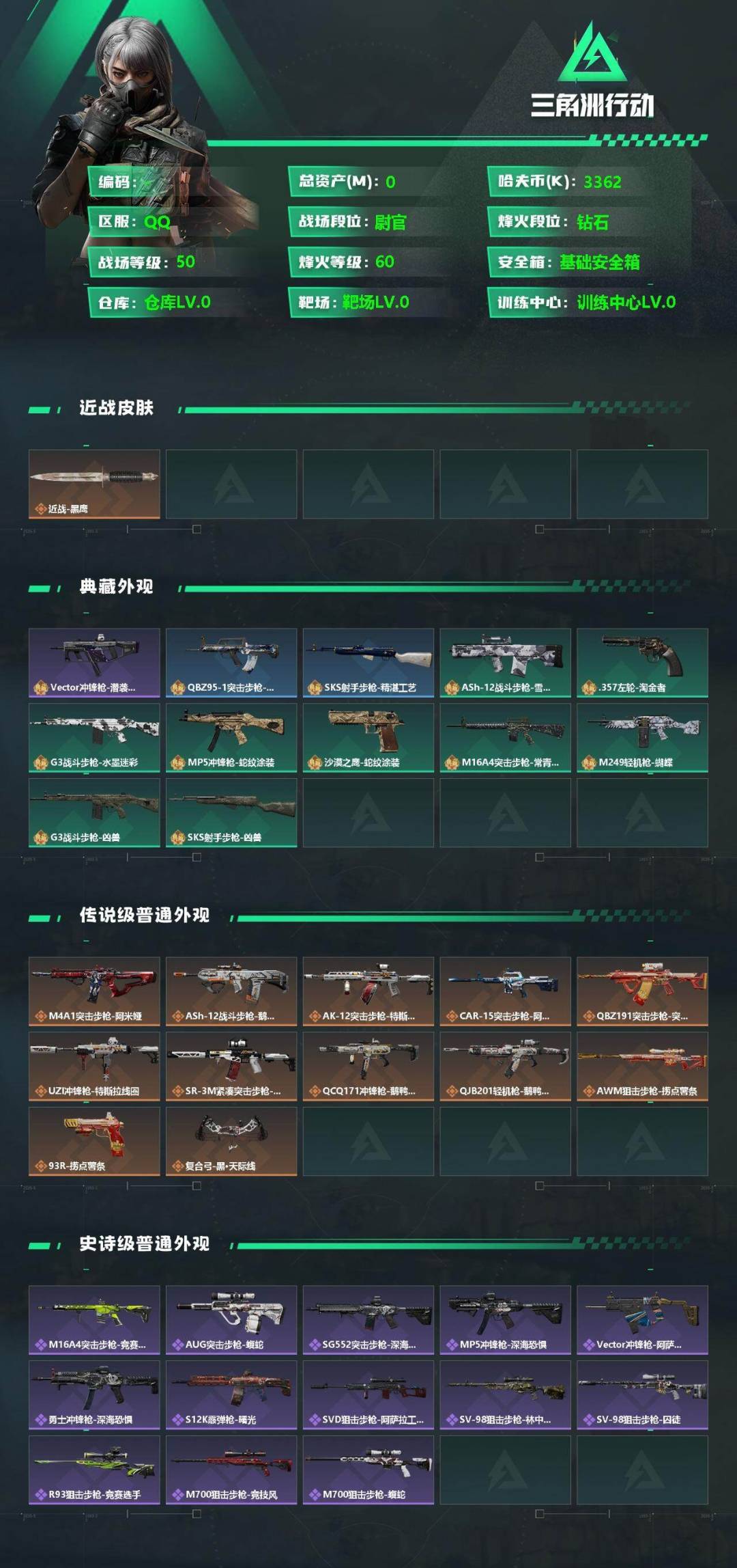 SJZCMW342113三角洲行动账号详情图2