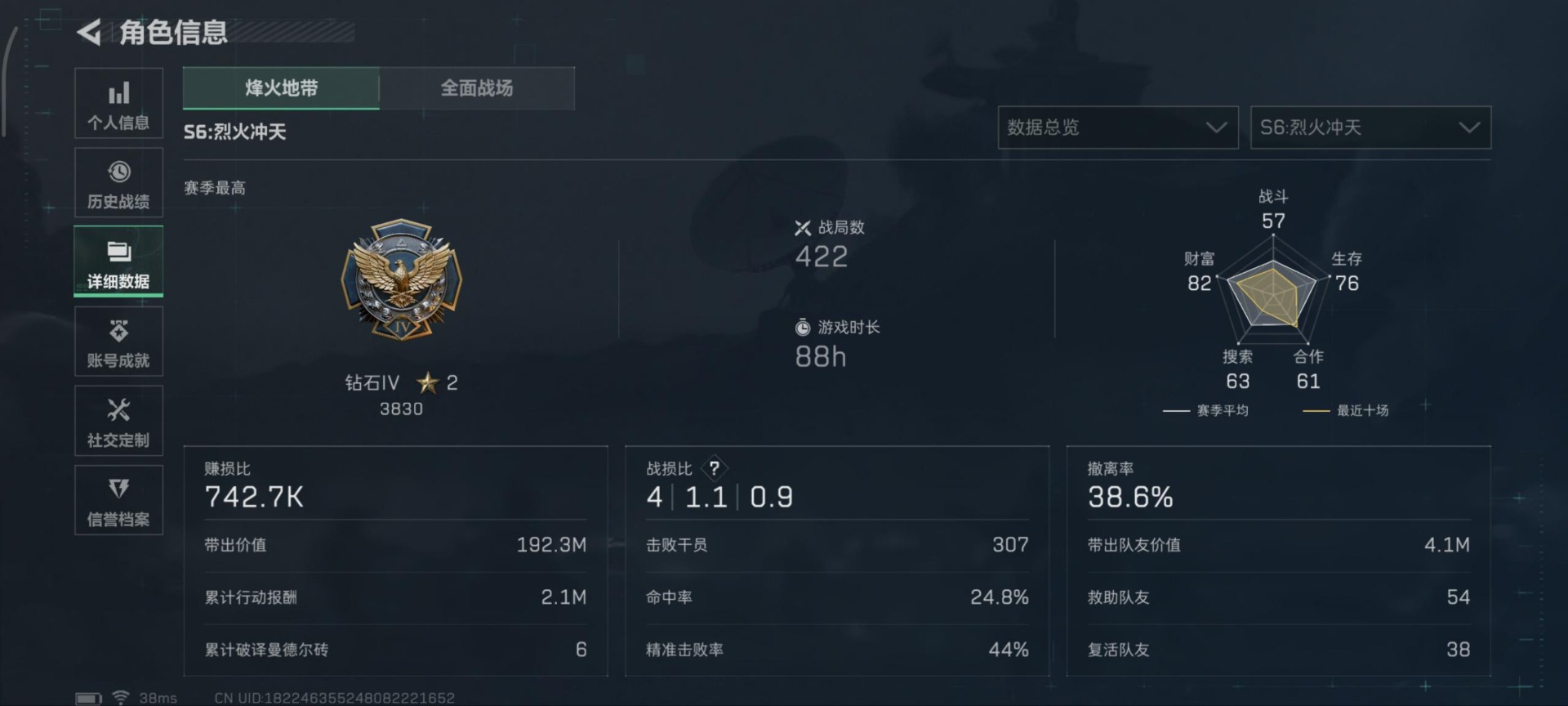 SJZCMW342113三角洲行动账号详情图21