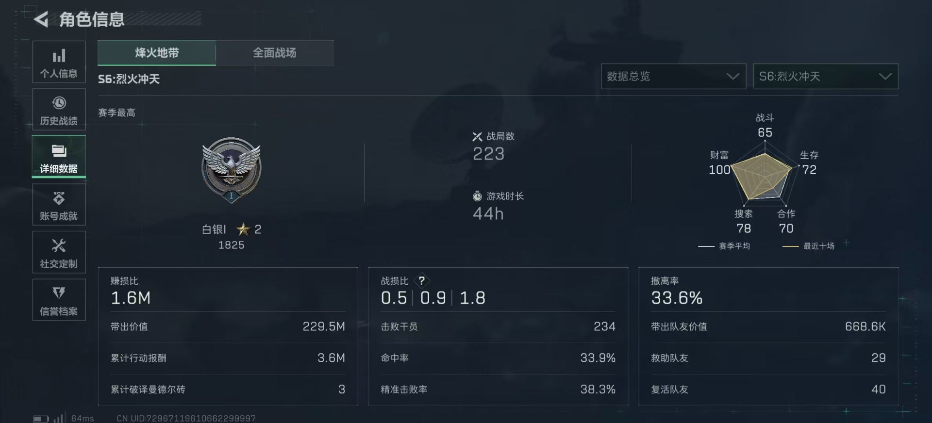 SJZQM439431三角洲行动账号详情图6