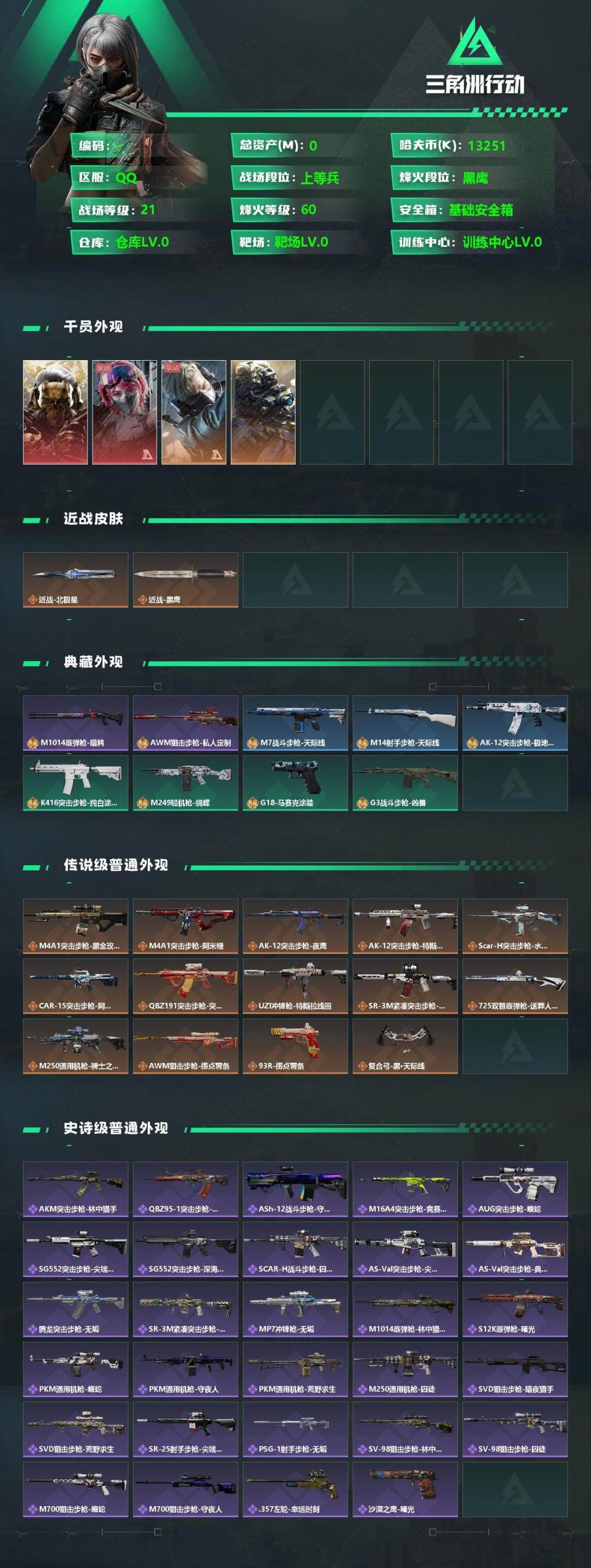 SJZQM439405三角洲行动账号详情图3