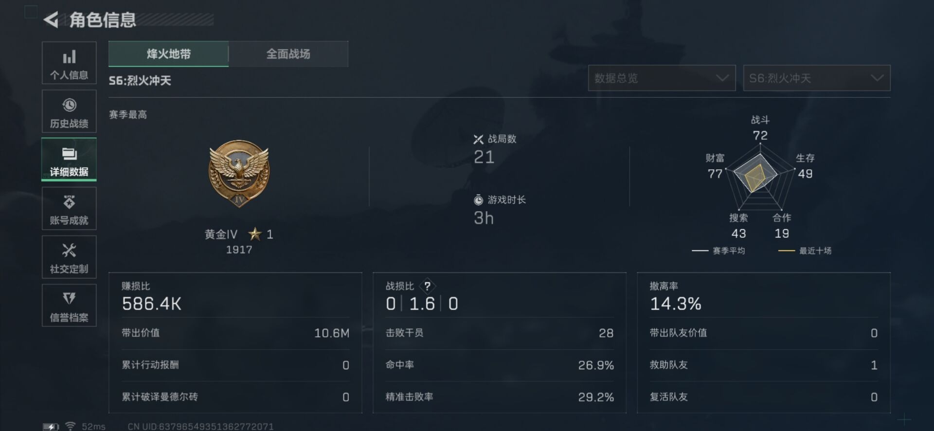 SJZCMW342175三角洲行动账号详情图11