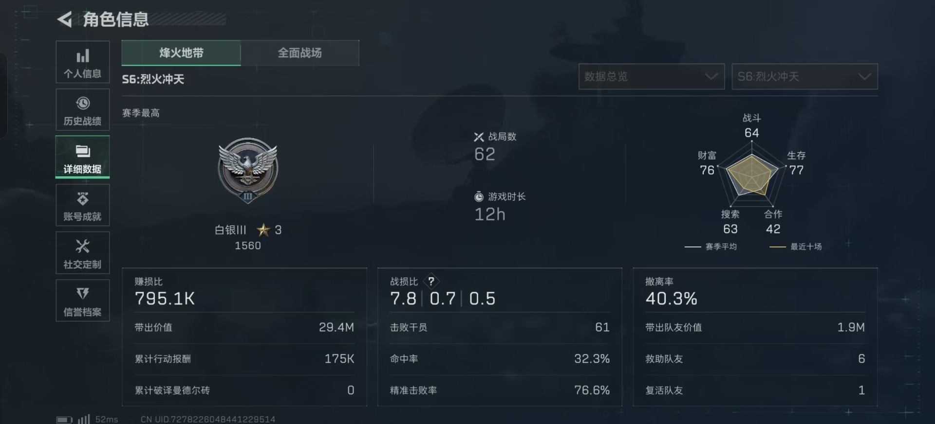 SJZCMW342192三角洲行动账号详情图4 SJZCMW342192三角洲行动账号详情图4