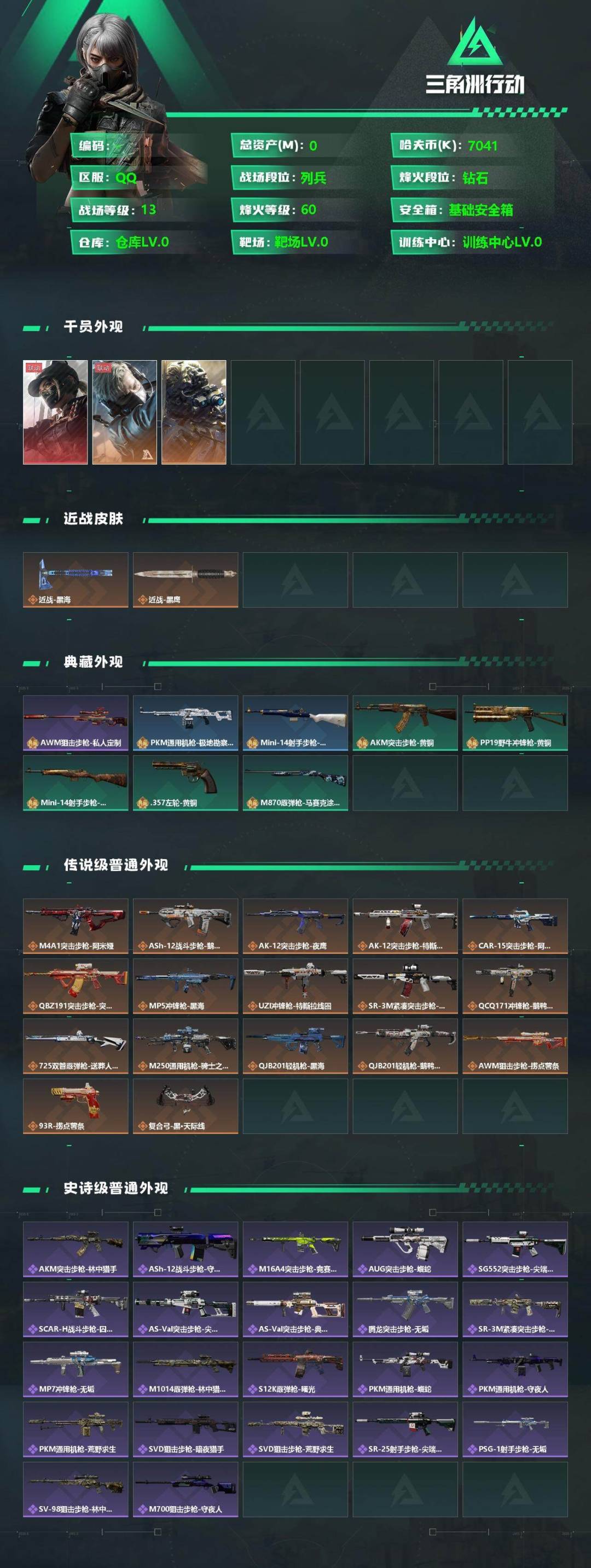 SJZCMW342157三角洲行动账号详情图2