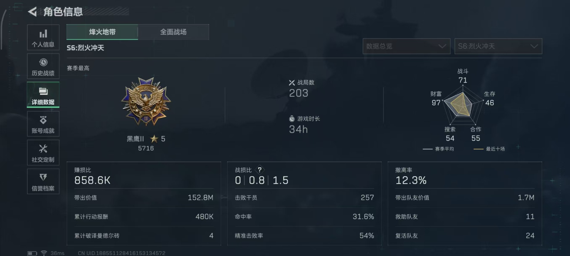 SJZCMW342151三角洲行动账号详情图5