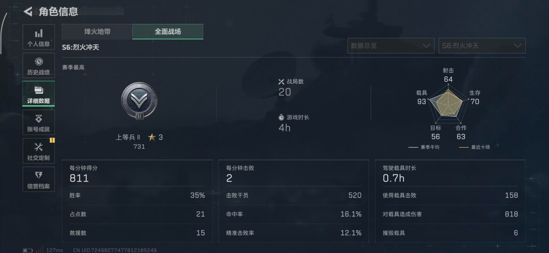 SJZCMW342265三角洲行动账号详情图14