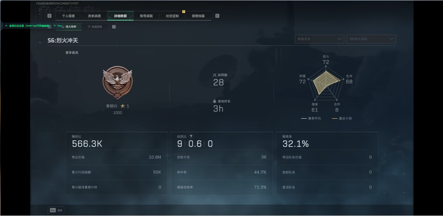 SJZCMW342266三角洲行动账号详情图4