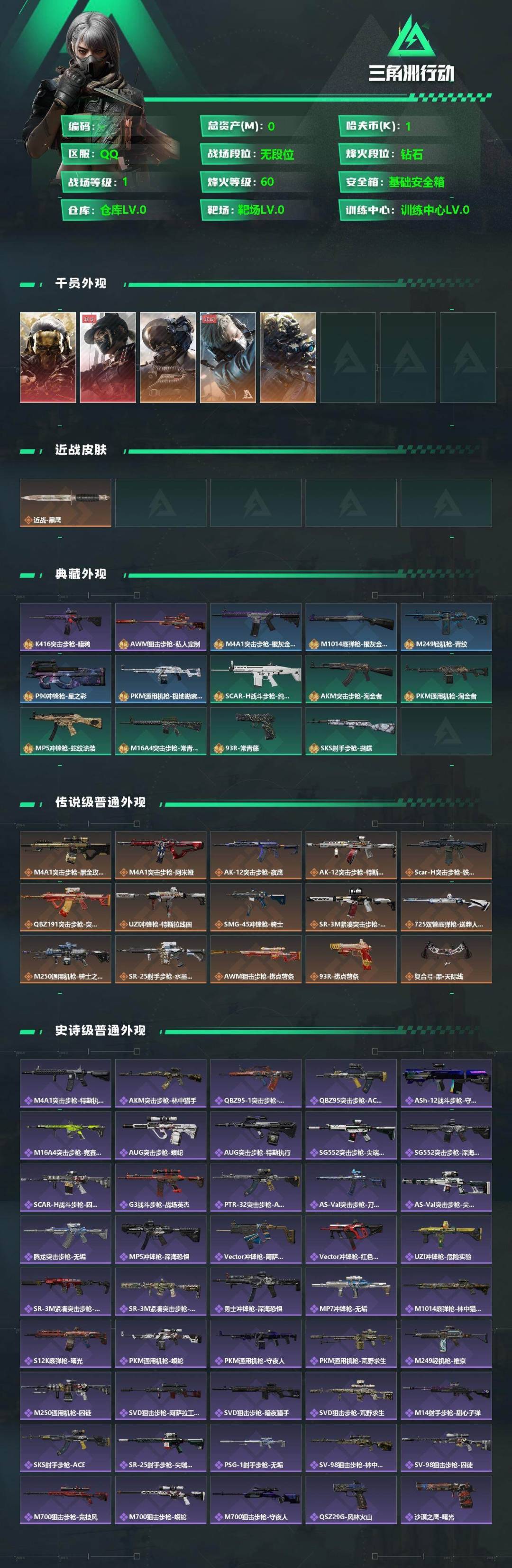 SJZCMW342248三角洲行动账号详情图2