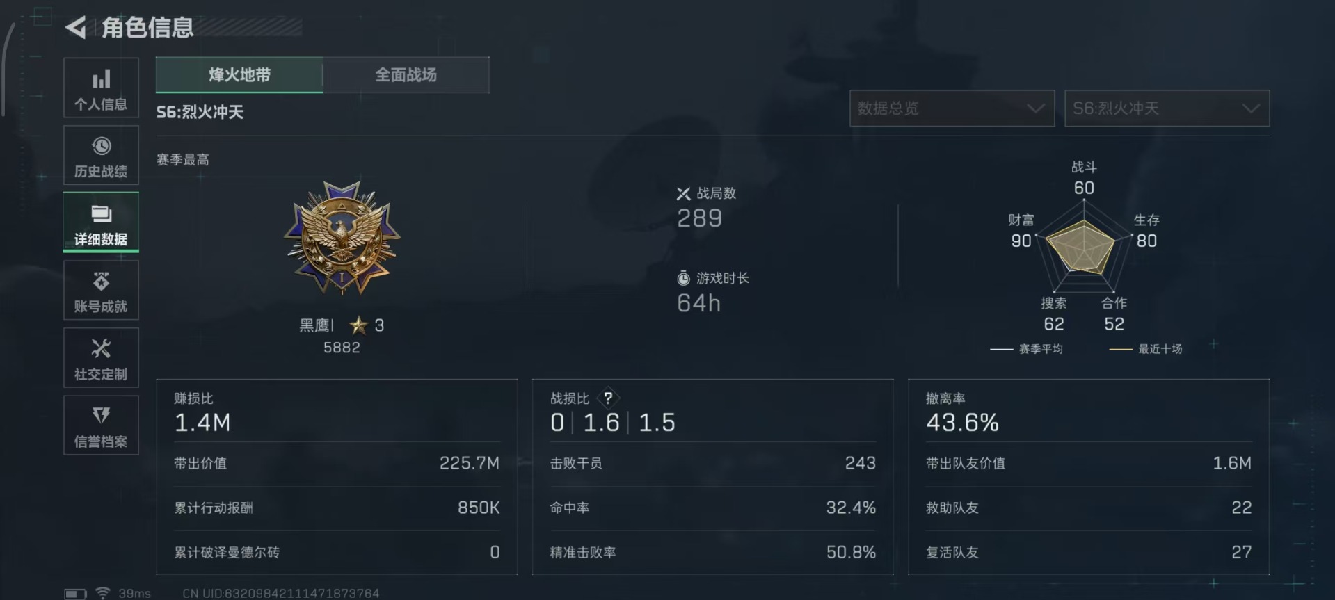 SJZCMW342277三角洲行动账号详情图4