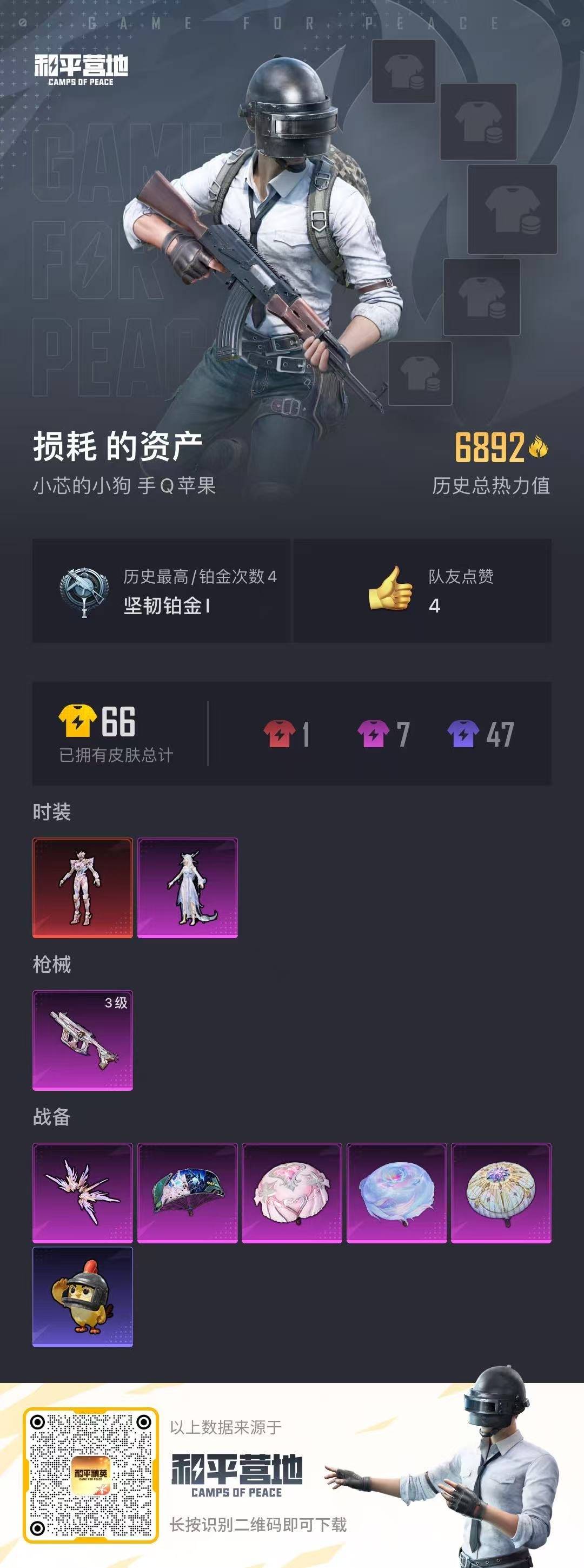 HPQM476028和平精英账号详情图18