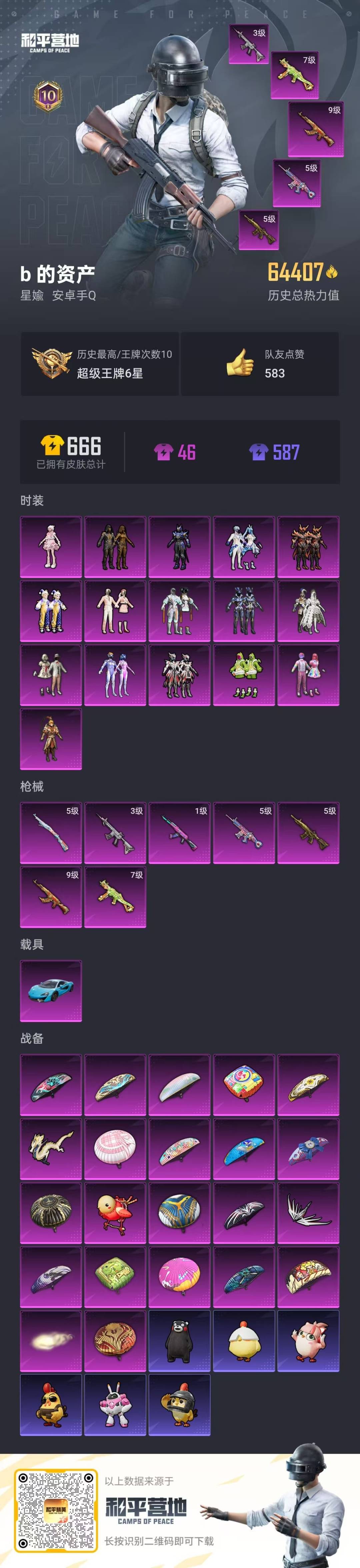 HPQM476315和平精英账号详情图8