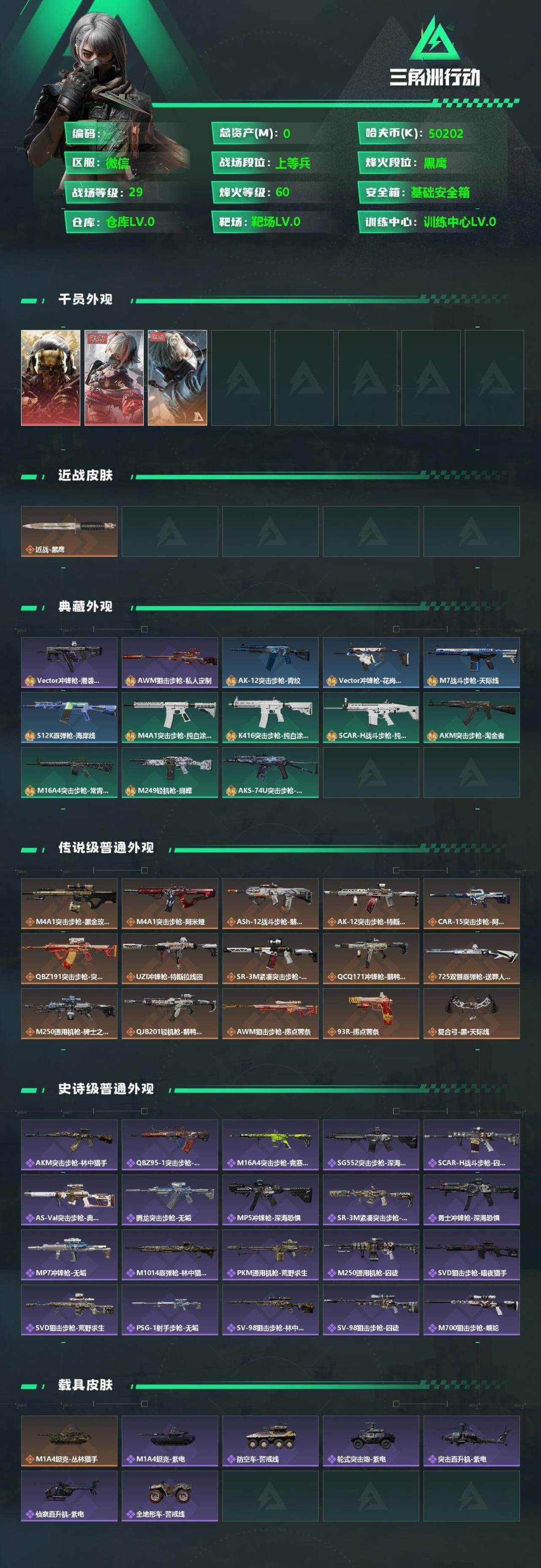 SJZCMW342421三角洲行动账号详情图2