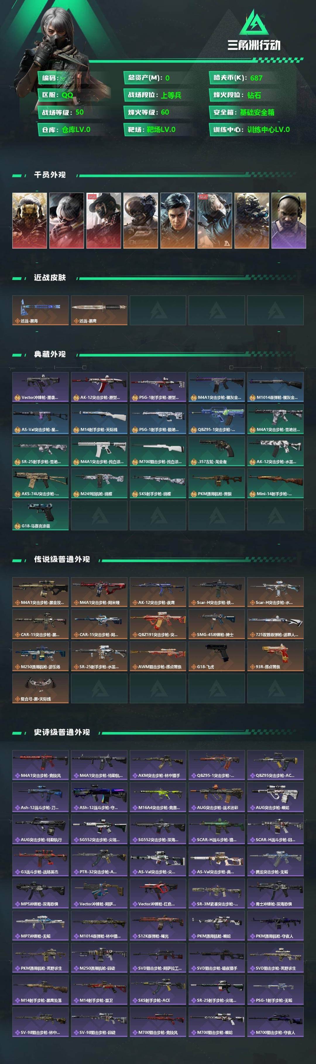 SJZQM438965三角洲行动账号详情图3