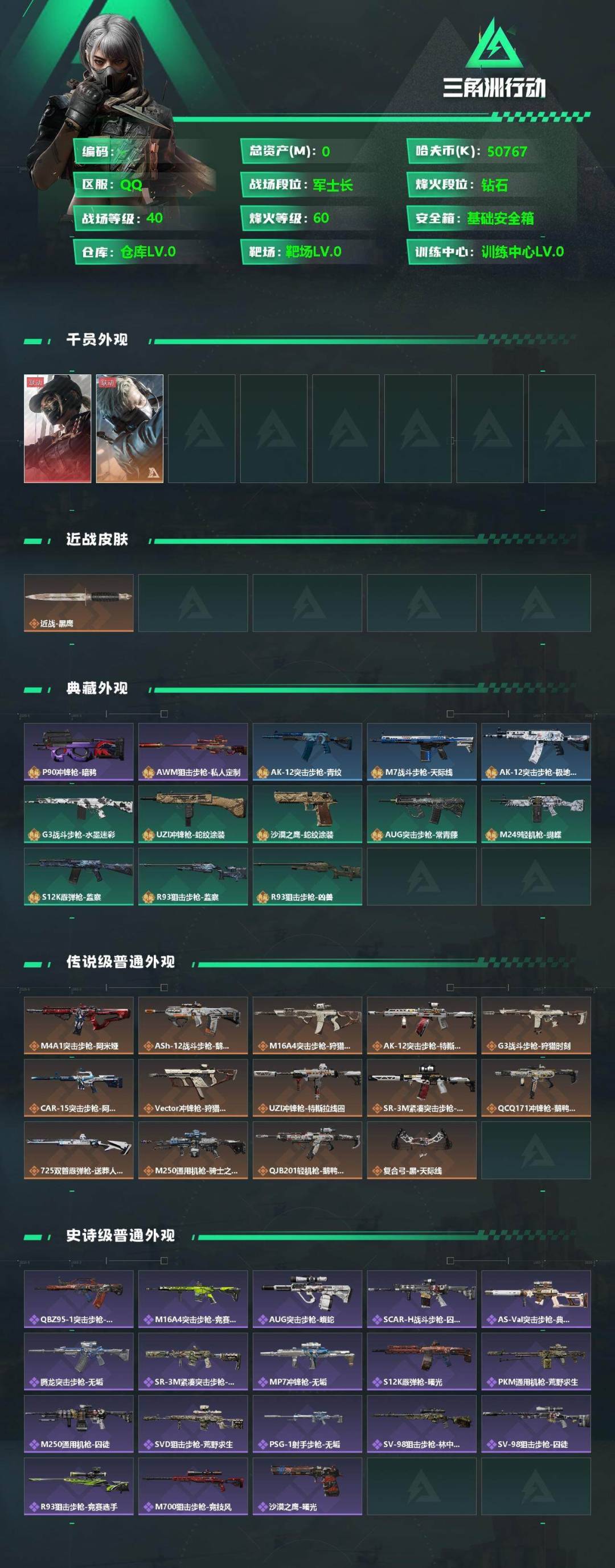 SJZCMW358605三角洲行动账号详情图2
