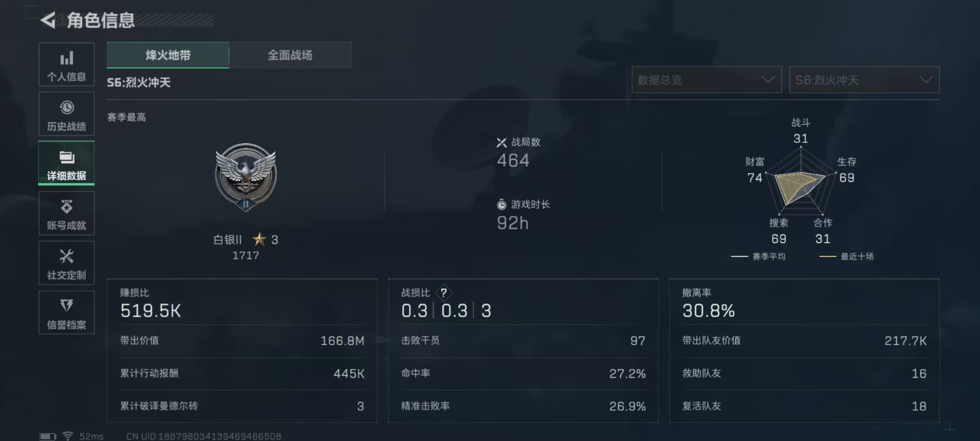 SJZCMW354936三角洲行动账号详情图17