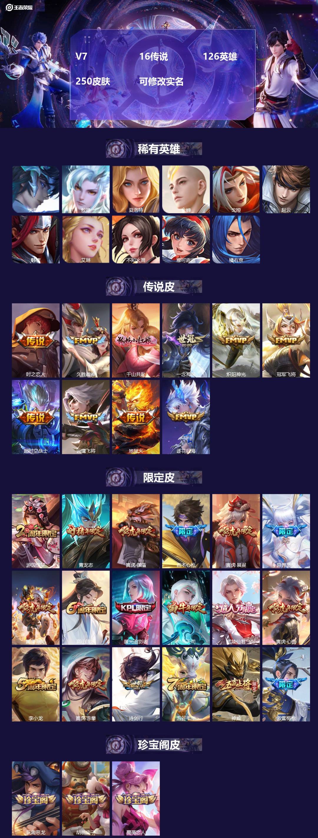 王者荣耀账号安卓QQ[13390279]V7 16传说 126英雄 250皮肤 可修改实名 
【英雄全皮】:鬼谷子全皮,