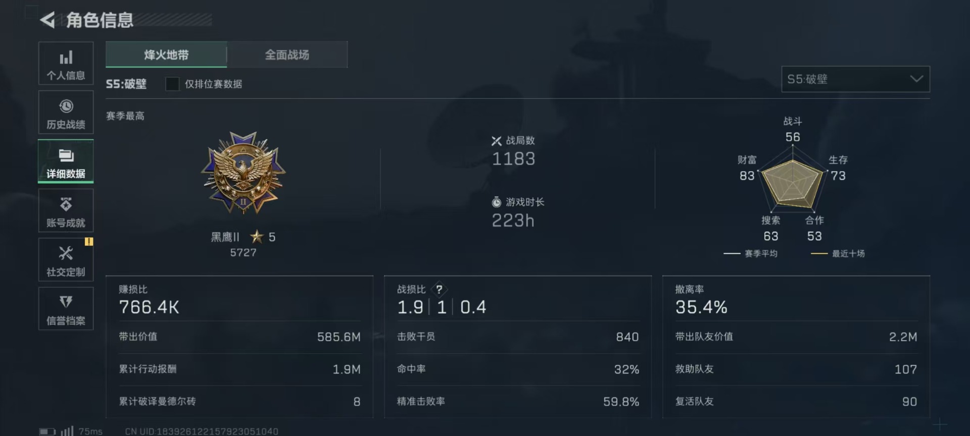 SJZQM355822三角洲行动账号详情图16