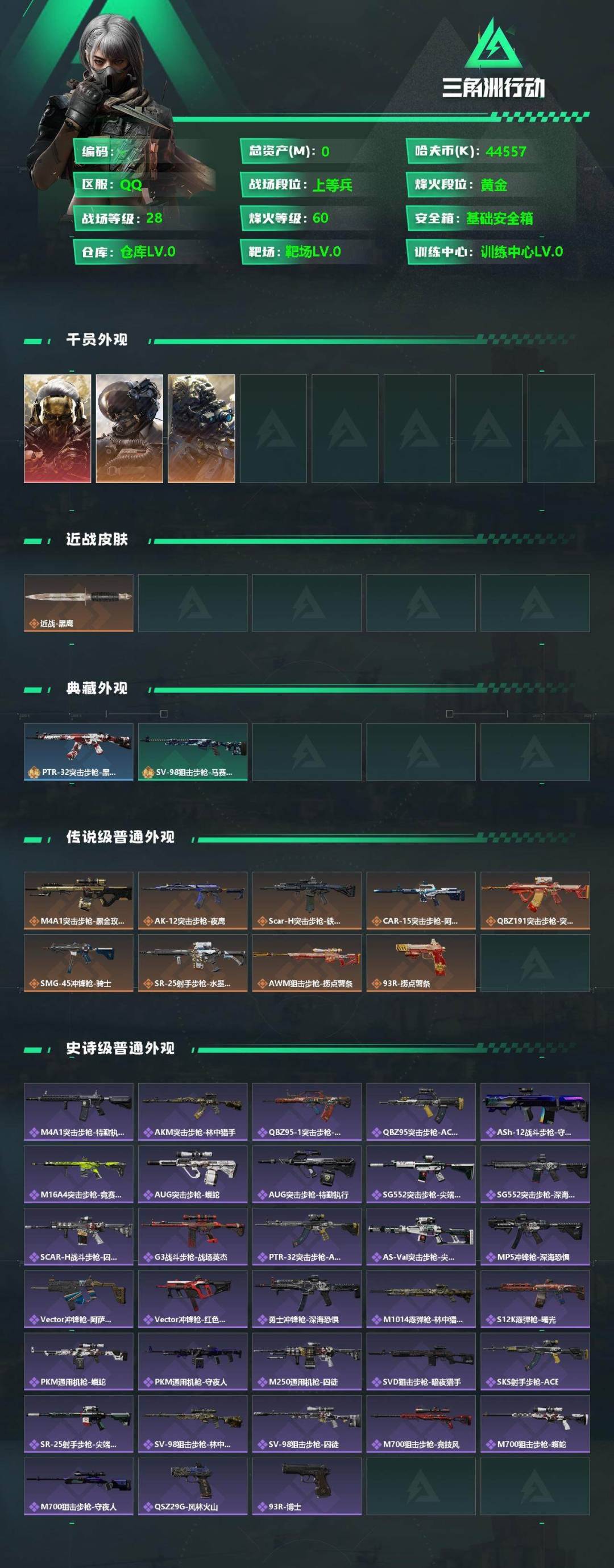 SJZCMW358908三角洲行动账号详情图2