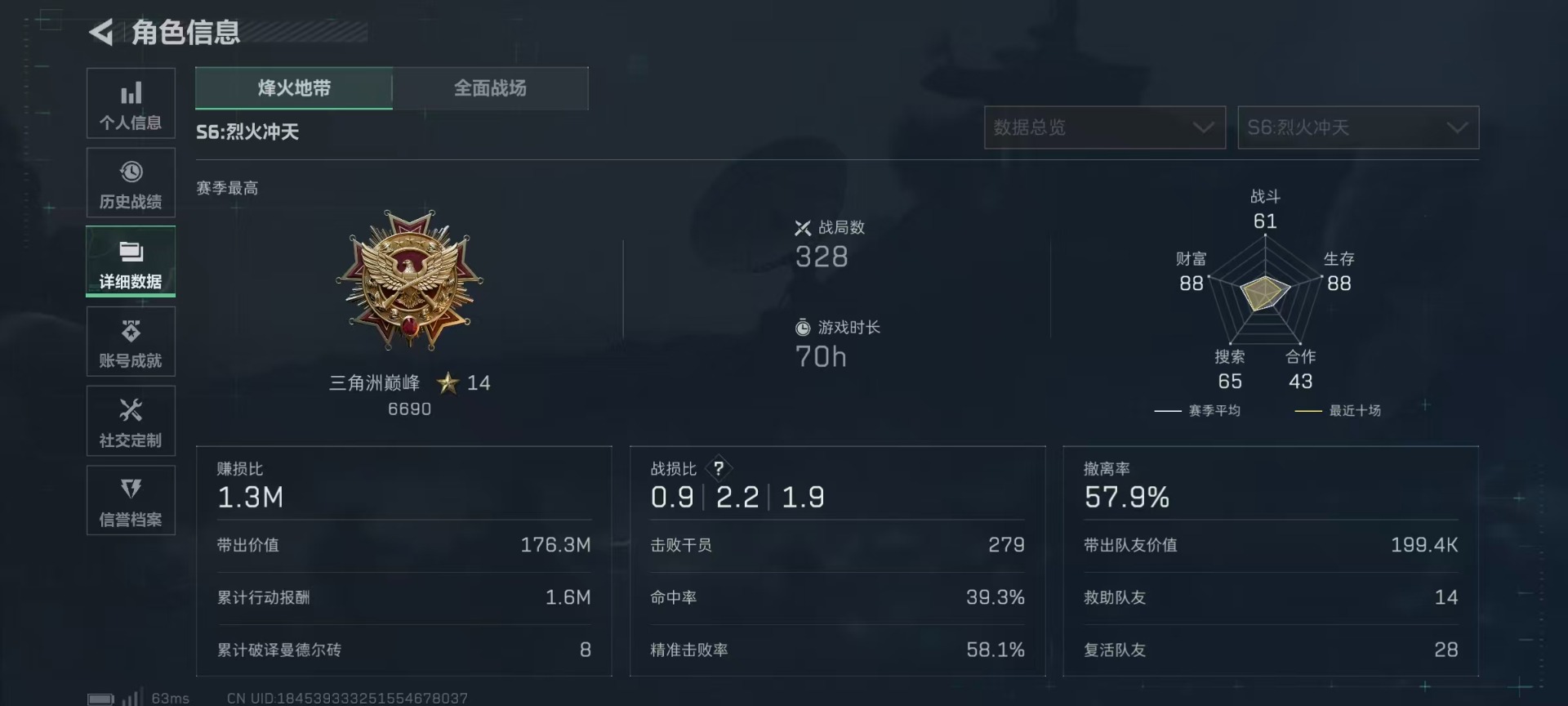 SJZQM356369三角洲行动账号详情图34