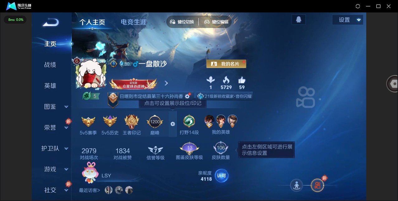 WZCMW3361408王者荣耀账号详情图2