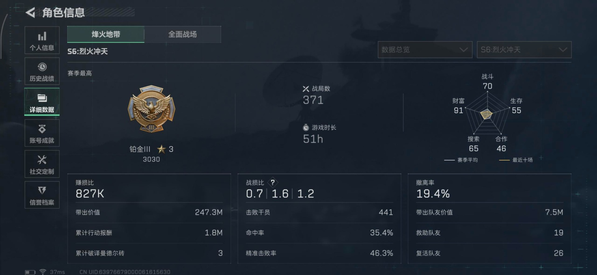 SJZCMW359077三角洲行动账号详情图6