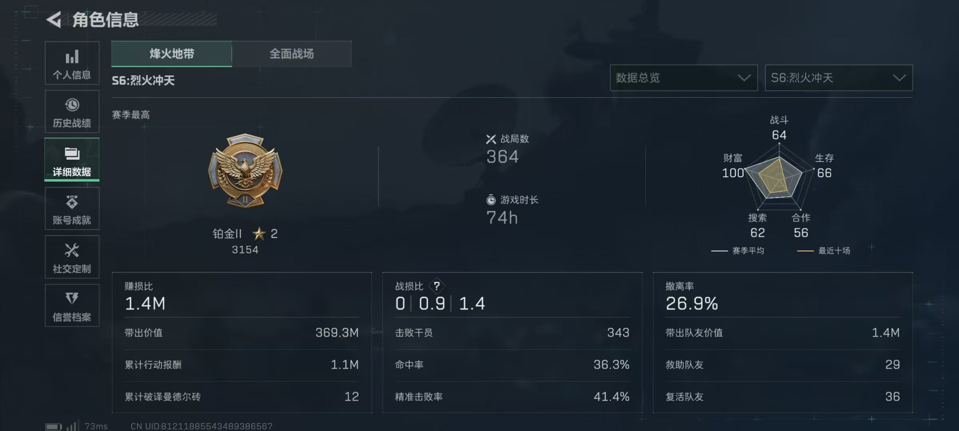 SJZQM357042三角洲行动账号详情图12