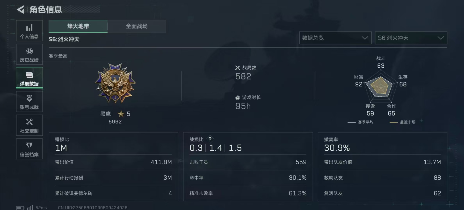 SJZCMW359083三角洲行动账号详情图4