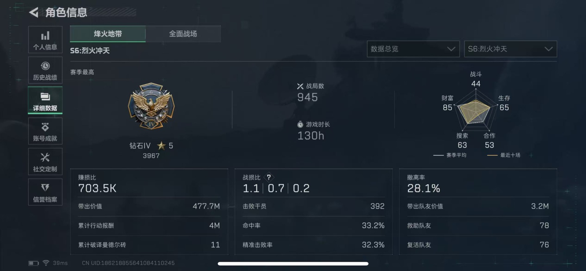 SJZQM357082三角洲行动账号详情图6