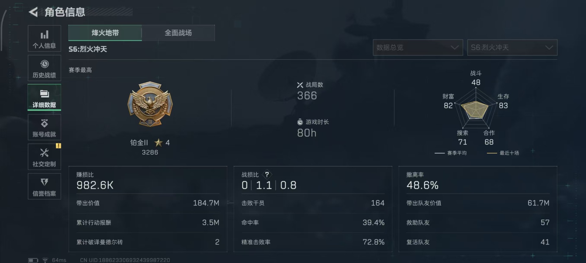 SJZQM357098三角洲行动账号详情图6 SJZQM357098三角洲行动账号详情图6