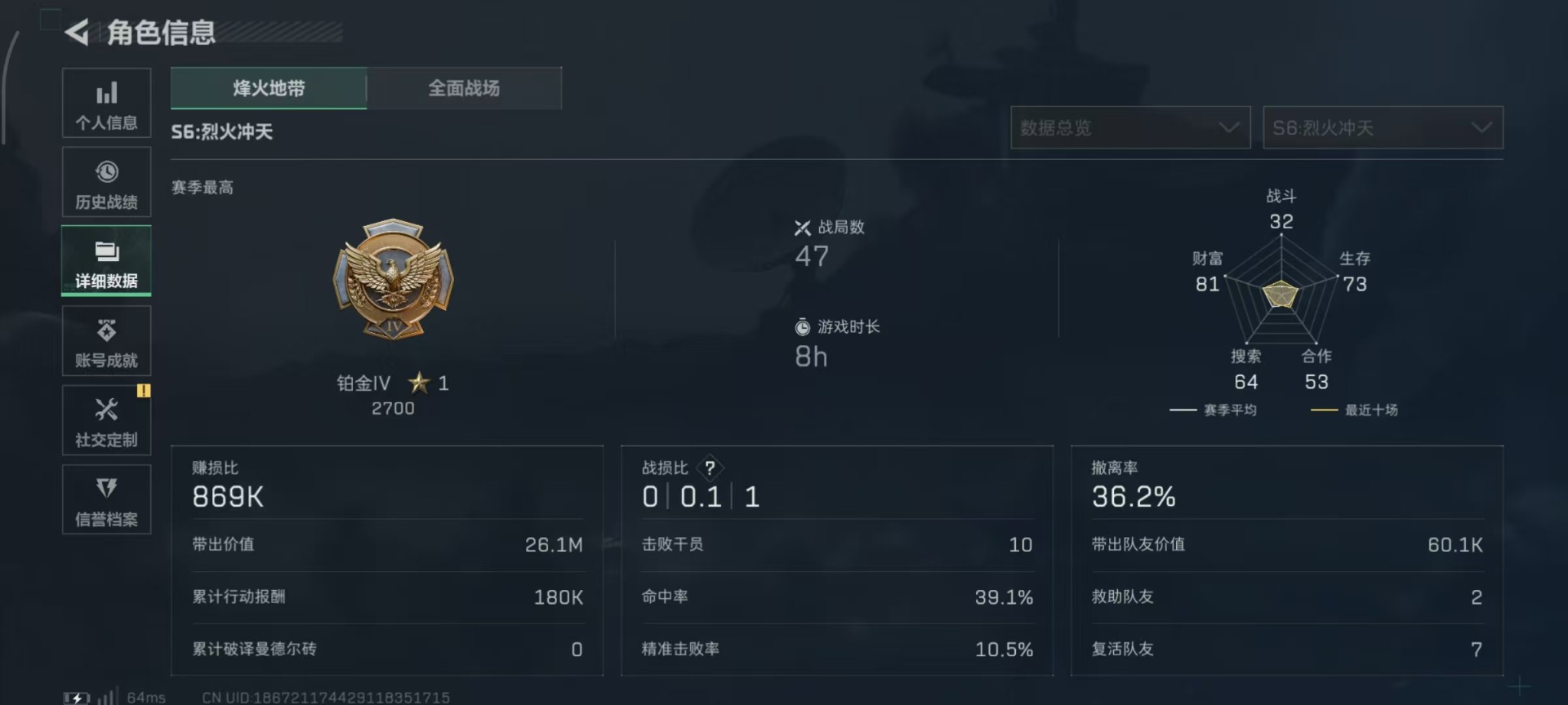 SJZCMW359106三角洲行动账号详情图18 SJZCMW359106三角洲行动账号详情图18