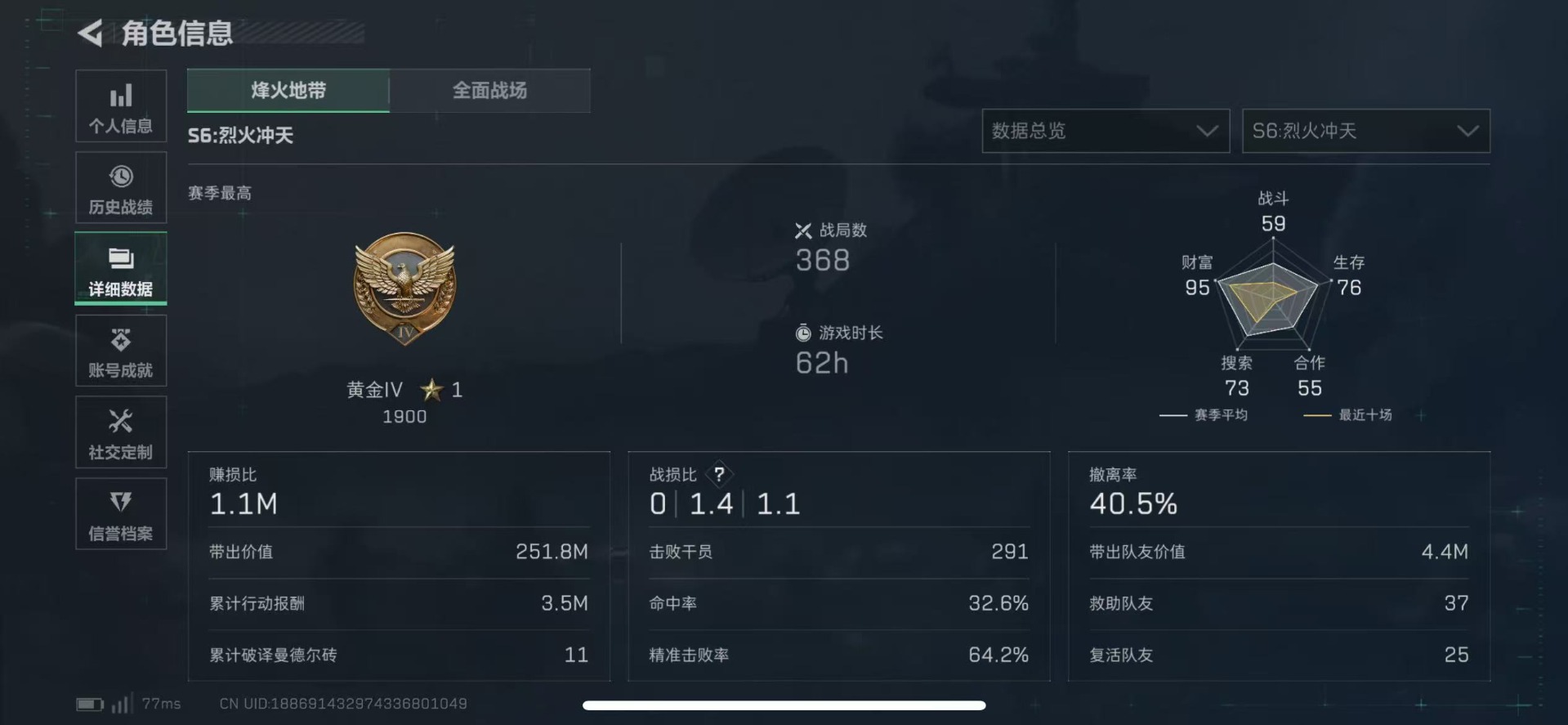 SJZQM357205三角洲行动账号详情图6 SJZQM357205三角洲行动账号详情图6