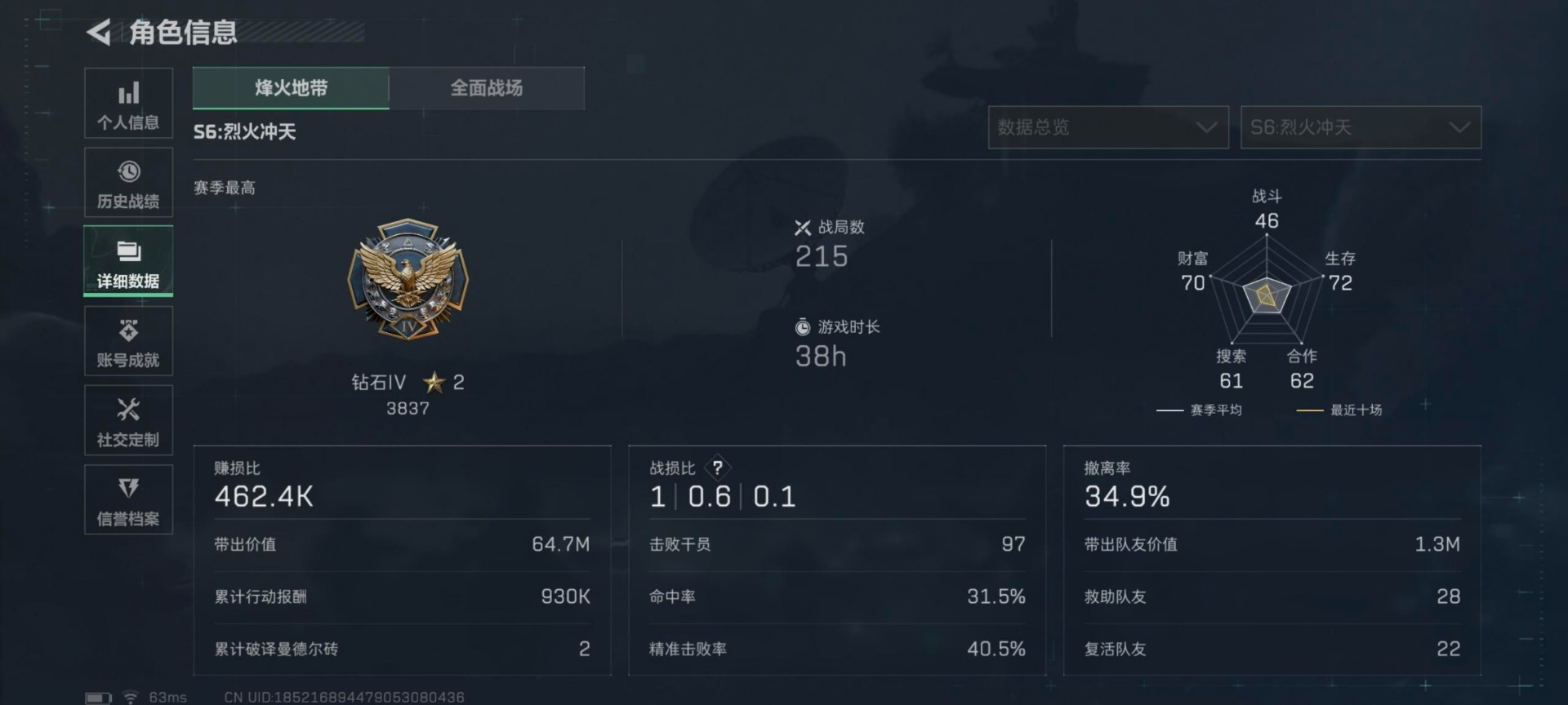 SJZCMW359191三角洲行动账号详情图21