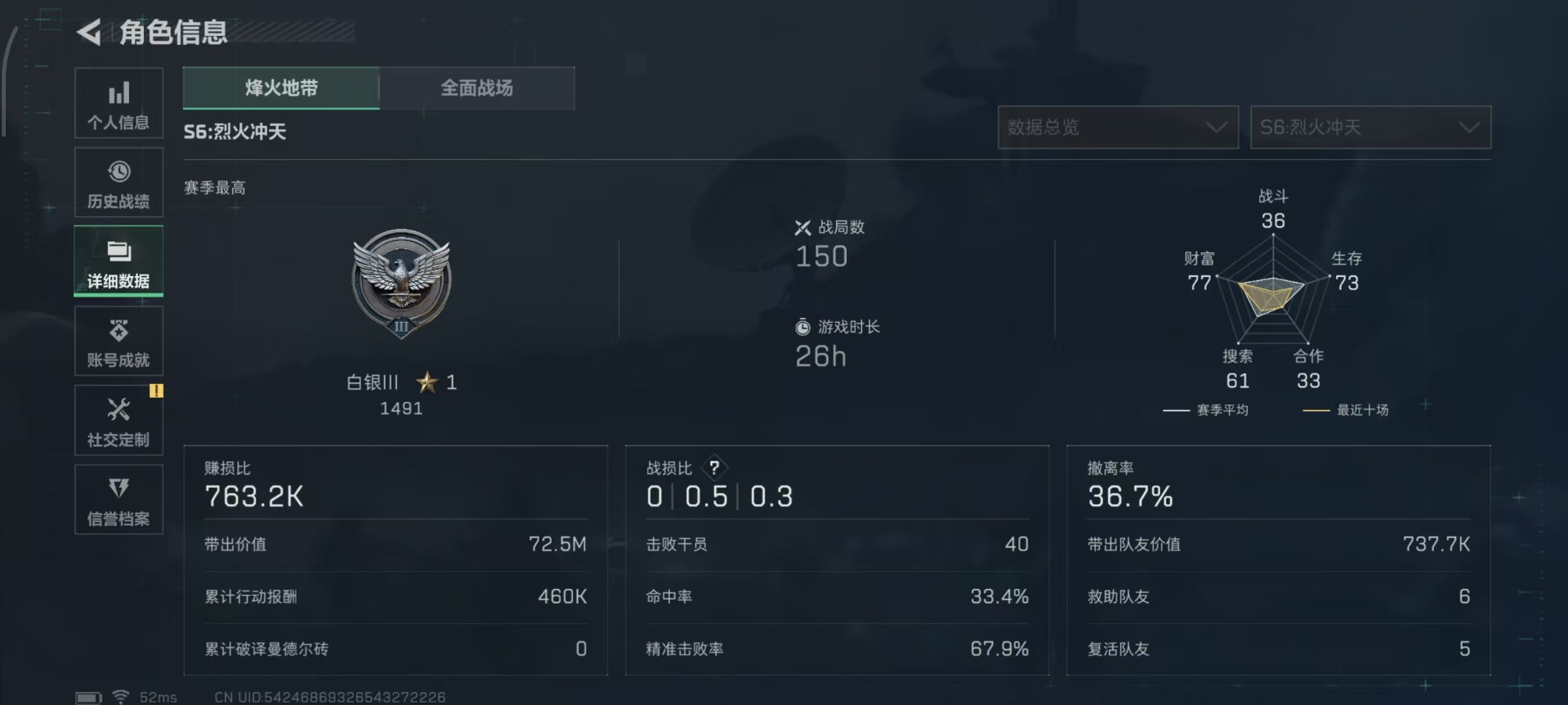 SJZQM357785三角洲行动账号详情图7 SJZQM357785三角洲行动账号详情图7