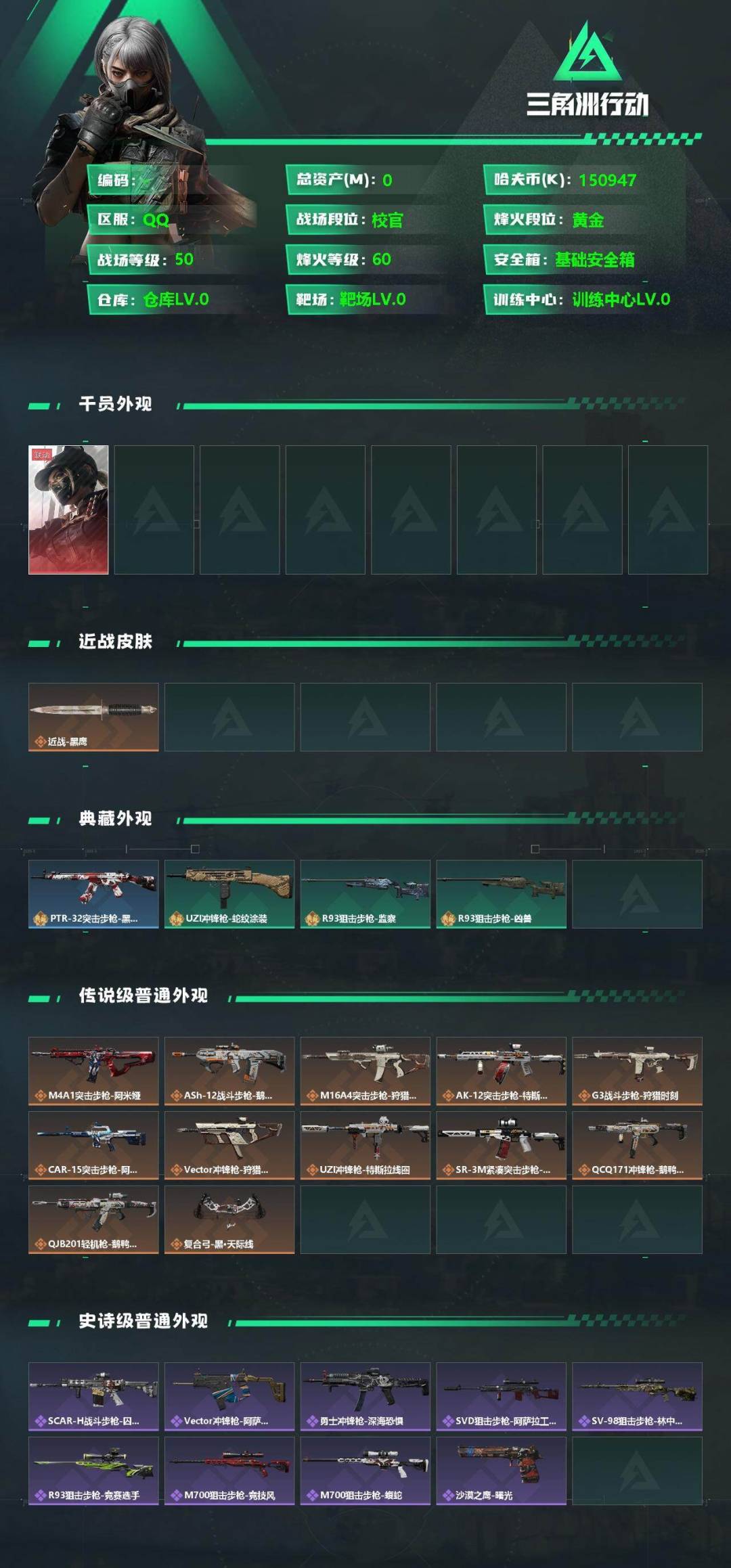 SJZCMW359287三角洲行动账号详情图2