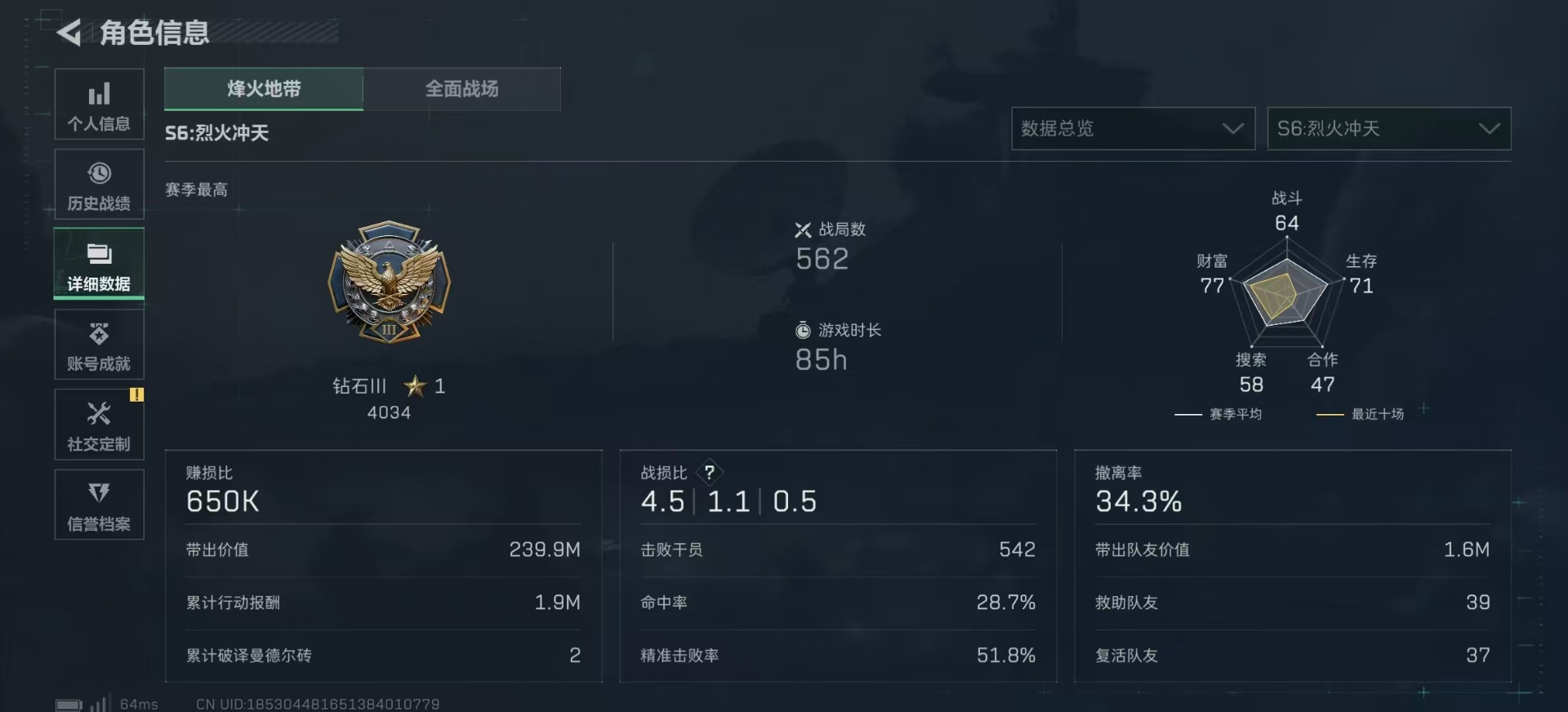 SJZCMW359505三角洲行动账号详情图5