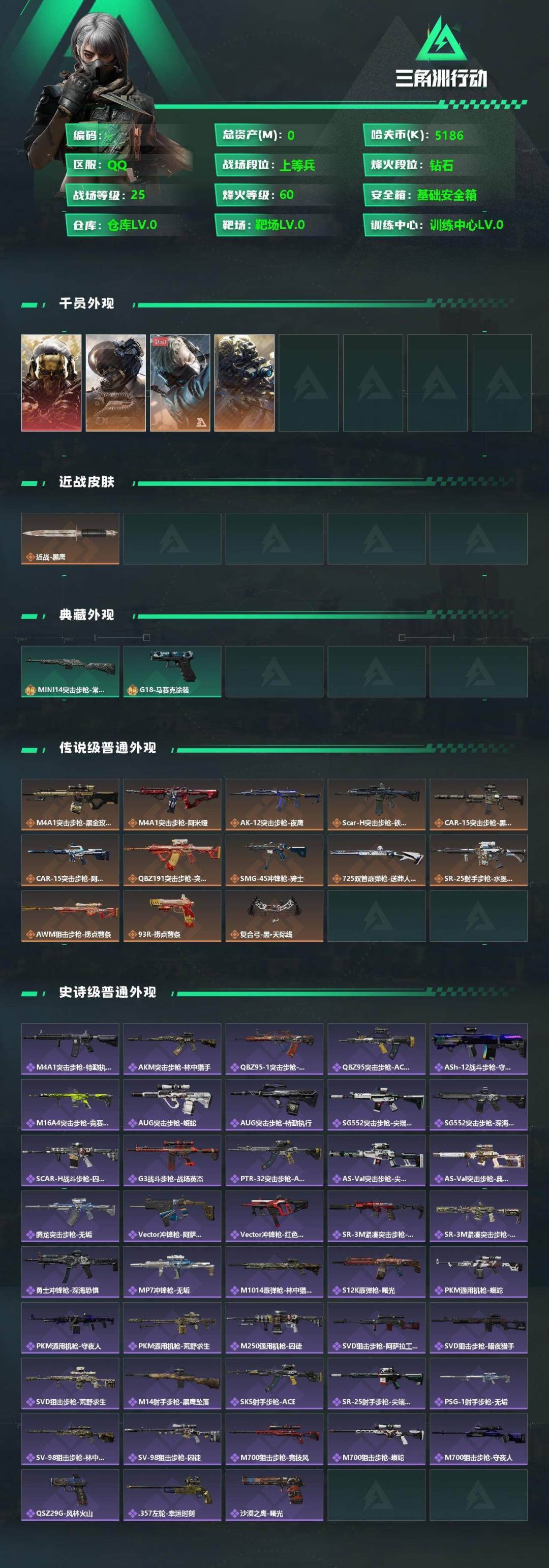 SJZCMW360180三角洲行动账号详情图2 SJZCMW360180三角洲行动账号详情图2