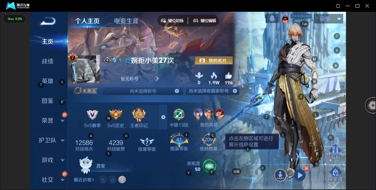 WZQM3364959王者荣耀账号详情图4 WZQM3364959王者荣耀账号详情图4