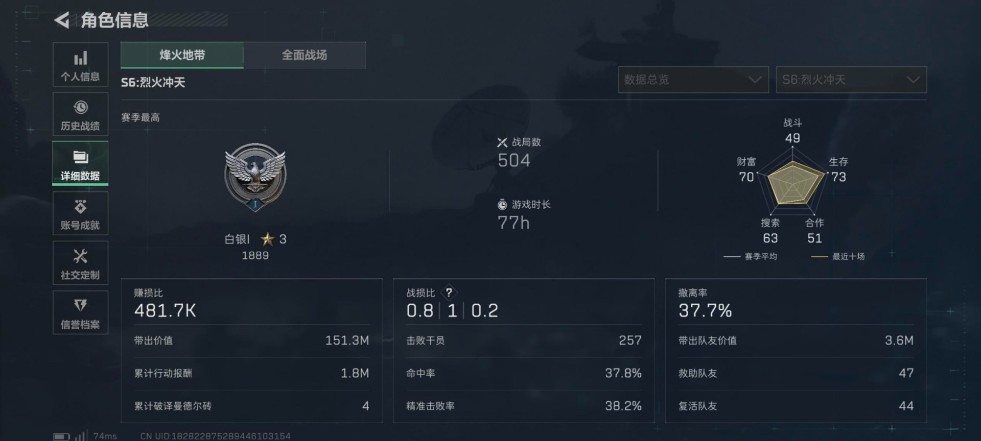 SJZCMW360681三角洲行动账号详情图22