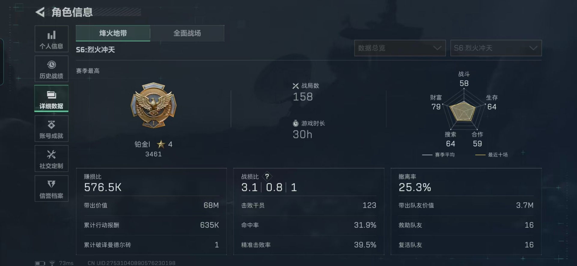 SJZCMW360948三角洲行动账号详情图23