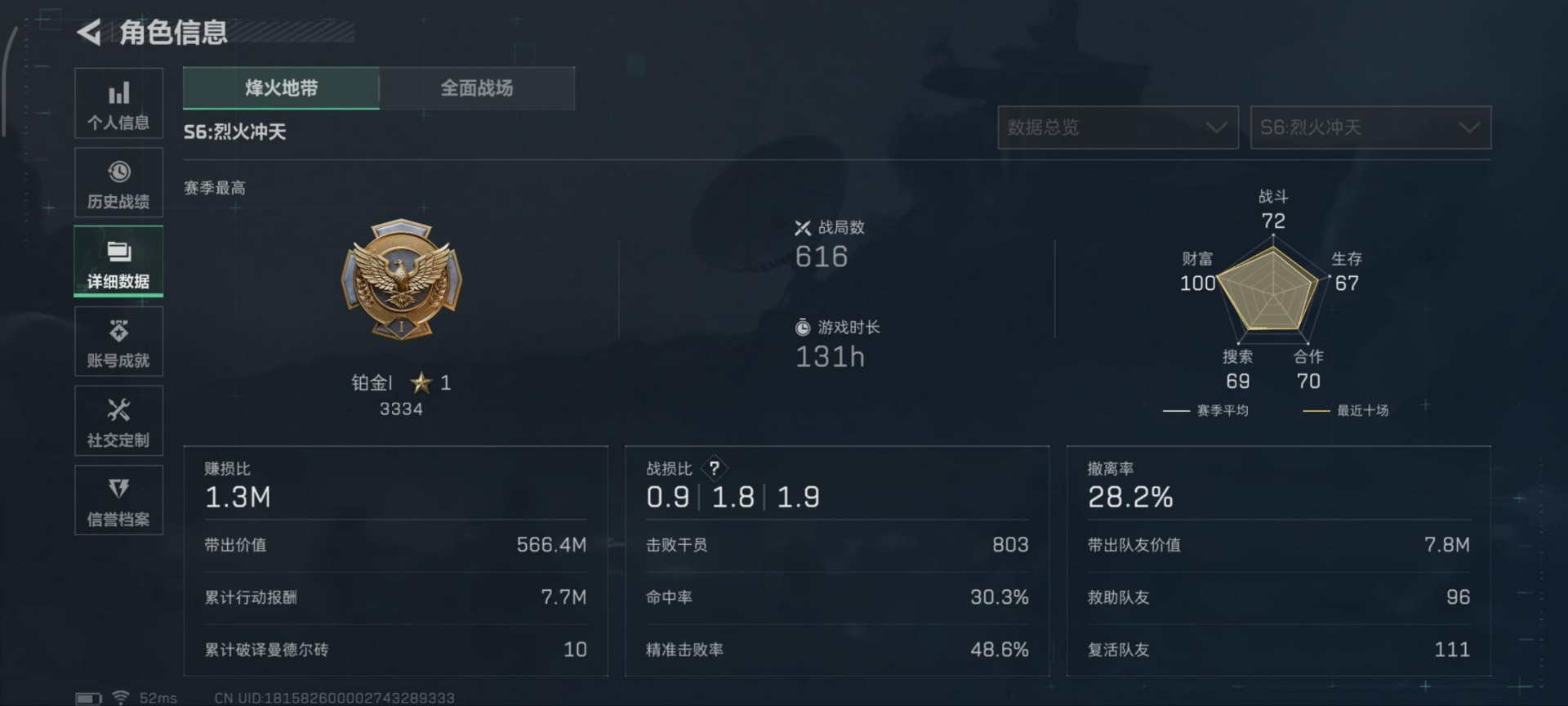 SJZCMW361210三角洲行动账号详情图3