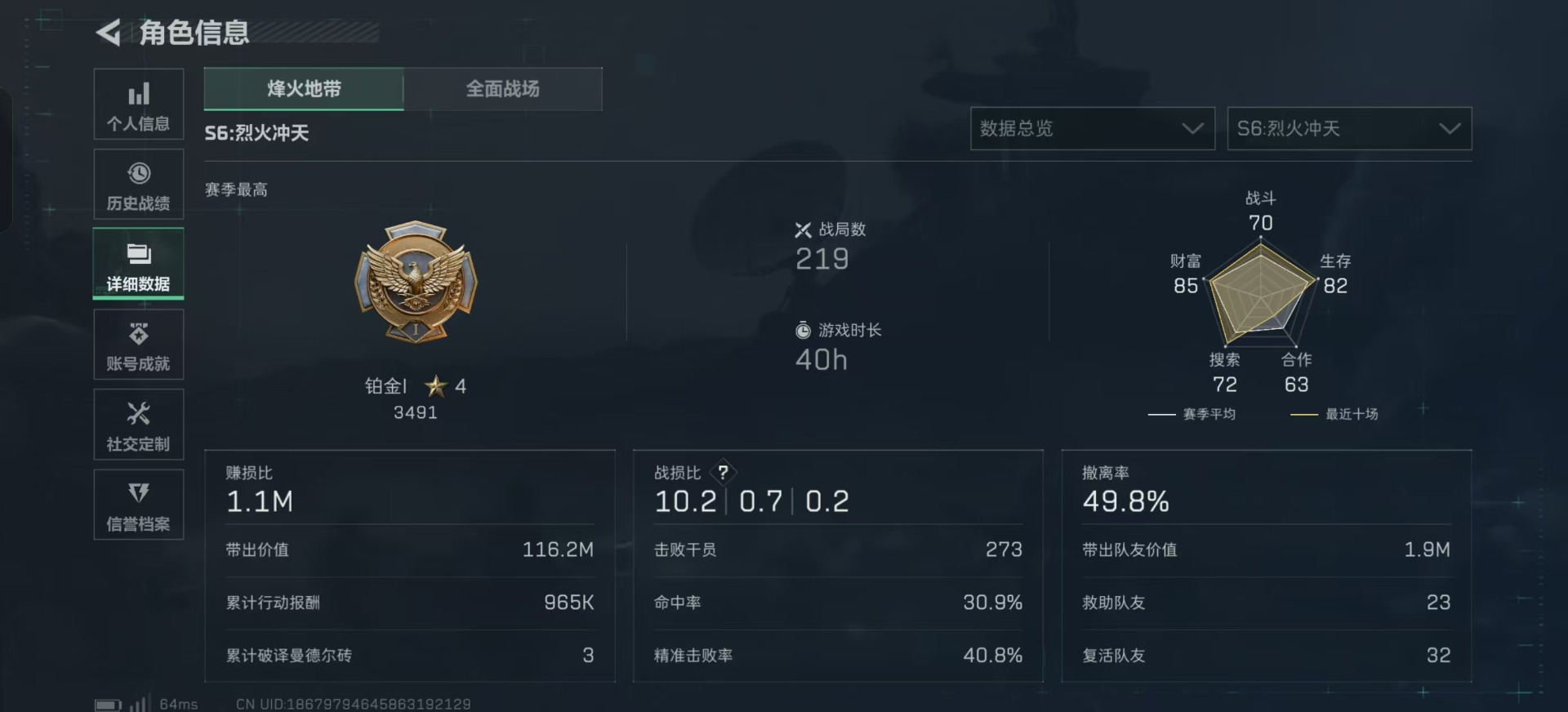 SJZQM360988三角洲行动账号详情图25